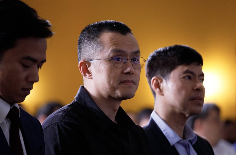 Changpeng Zhao in court