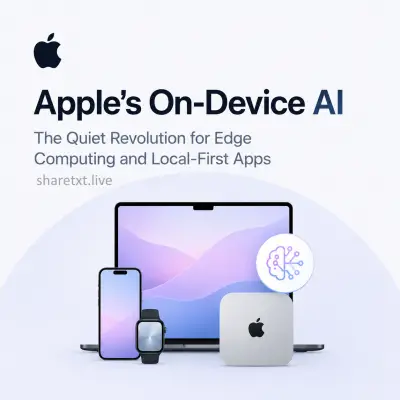 Apple's On-Device AI: The Quiet Revolution for Edge Computing and Local-First Apps