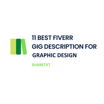 11 Best Fiverr Gig Description for Graphic Design