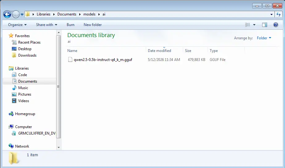 qwen2.5-0.5b-q4_k_m.gguf model in a windows folder which i downloaded from huggingface.co