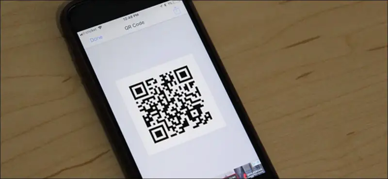 Share your passwords with QR code